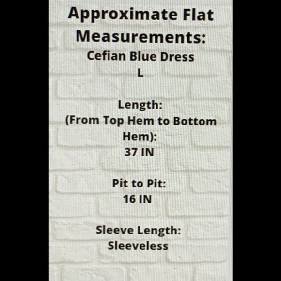 Cefian |Size Large|Blue Deep V Spaghetti Strap Front Mesh Detail Midi Dress NWOT - Picture 10 of 10